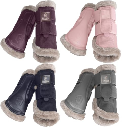 Eskadron Heritage Gamasche MESH FAUXFUR 1Paar Größe L | Farbe: earl grey , Größe: L
