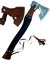 Crafttal Wikinger axt mit scheideWikingeraxt Klinge aus Kohlenstoffstahl mit Eschenholzgriff Jagd Camping Outdoor Axt Beil Norse Axt Geburtstag Jahrestag Weihnachtsgeschenkartikel (Odin Black)