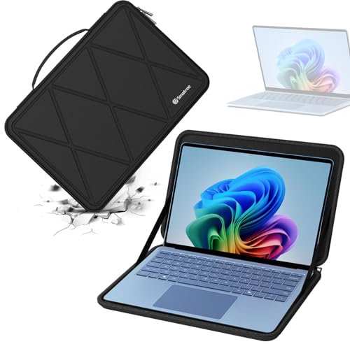 Smatree Funda Protectora rígida de EVA Compatible con Microsoft Surface de 15 Pulgadas Portátil/Tablet 2024 Copilot+PC, HP mt22 Mobile Thin Client de 14 Pulgadas, Impermeable y antigolpes (X8269)