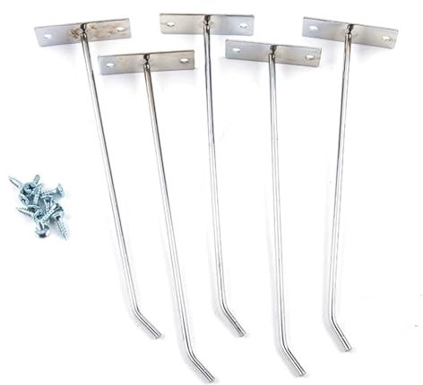 GeRnie 5 Teile/los Loch Bord Haken Stahl Schräge Aufhänger Hardware Werkzeug Hammer Zangen Wand Montieren Lagerung Rack Garage(A3)