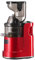 COYOUCO Máquinas exprimidoras de Doble Red de 350 W Exprimidor automático de Frutas y Verduras de Gran Calibre para la separación de jugos y residuos domésticos,Rojo
