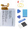 PONDWAY 220mAh 3.7V 616-0640 616-0639 Ersatzakku kompatibel mit iPod Nano 7 7th A1446 kompatibel mit iPod Nano 5th 16G MP3-Musikplayer Wiederaufladbarer Lithium-Polymer-Akku mit Reparaturwerkzeug
