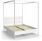 VitaliSpa Himmelbett Lotti, Weiß, 160x200