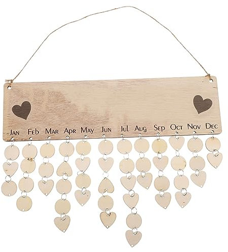 GETAJGHSD 4sätze Familien Geburtstag Kalender Aus Countdown Wanddekor Immerwährender Feiertagskalender Für Zuhause Hochwertige Verarbeitung Klare Druckqualität Für Wandgestaltung Und