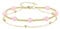 Jovivi Rose Quartz Healing Bracelet For Women,Natural Stone Crystal Pink Gemstone Gold Beaded Bracelet Ladies Jewellery Gifts for Women Girls Mum Birthday Christmas