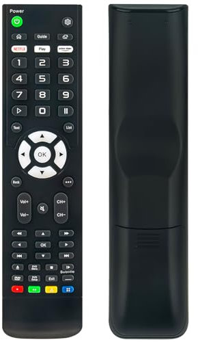 VINABTY Replacement Remote Control Fit For Cello WEBOS TVs With DVD, 9 Numeric Buttons, Dedicated APP Keys