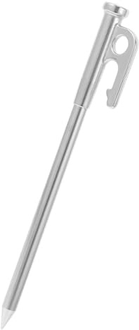 SOPOTUTU Edelstahl Zelt Heringe Camping Bodenanker Stark und Langlebig für Outdoor Zelte Pavillons und Markisen Multifunktional und Windfest Geeignet für Schnee Berg und Garten