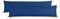 leevitex Kissenbezug Set | 2er Pack | 100% Baumwolle | Jersey | Kissenbezüge | Seitenschläferkissen | Kissenhülle | Nackenkissenbezug | Navyblau/Marine, 40 x 145 cm | Seitenschläfer/Stillkissenbezug
