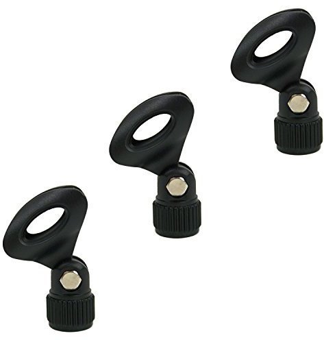 Tiger Pack of 3 Universal Microphone Clips - Quick Release