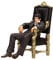 Scarface Tony Montana Figur schwarz/Gold, Bedruckt, aus 100% Kunststoff, in Geschenkverpackung.