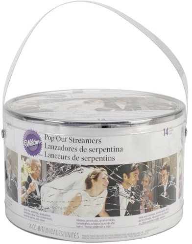 Simplicity Stelle filanti pop out, tessili, stelle filanti pop-up, altezza 10,7 cm