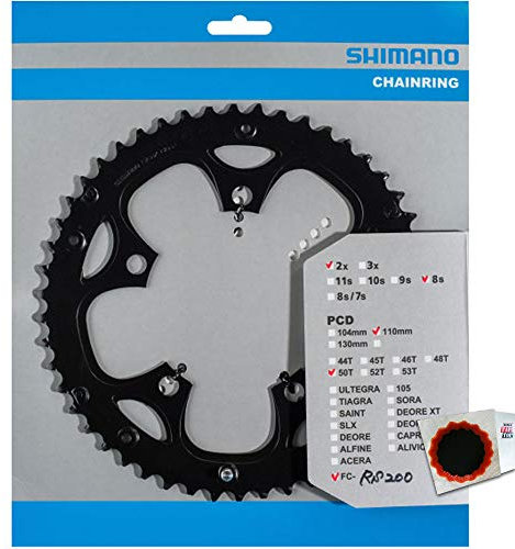 Shimano Kettenblätter FC-RS200 50 Zähne 110mm Fahrrad