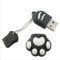 N-K Clé USB 3.0 en forme de patte de chat - 8 Go - Haute vitesse - Noir