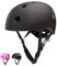 Crazy Safety Ramp Squares Fahrradhelm | Helm Kinder für Fahrrad, Skateboard, Inlineskates und BMX-Rad | Fahrradhelm Damen Herren | M/L 54-60 cm | Verstellbarer BMX Helm (Schwarz)