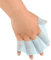 Schwimmhandschuhe mit Schwimmhäuten Fingerflossen Flossen Schwimmtraining Surfen Tauchen Wasserübungen(Large)