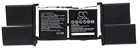 vhbw Akku kompatibel mit Apple MacBook Pro 16 2019, 2019 i9 5500M, 2020 Notebook (8700mAh, 11.36V, Li-Polymer)
