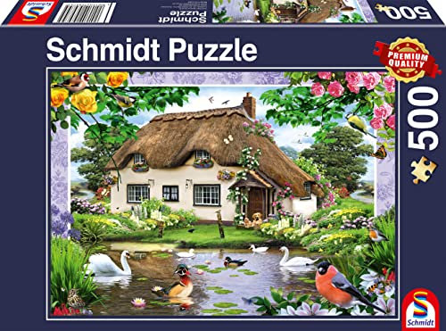 Schmidt Spiele Romantisches Landhaus, 500 Teile Puzzle