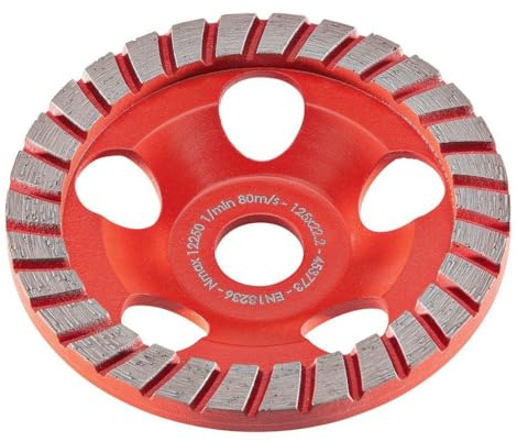 Meule boisseau diamantée Turbo-Jet II, D125, Alésage 22,2 mm