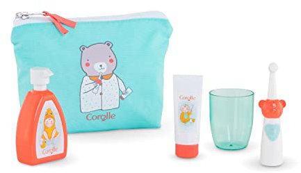 Corolle - Trousse de Toilette, 5 Accessoires, pour Poupon 36 et 42cm, dès 2 Ans, 9000141310