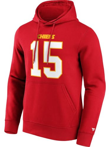 Fanatics NFL Kansas City Chiefs Hoodie Herren Kapuzenpullover rot (XXL, rot)