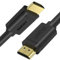 Unitek - Cable HDMI 2.0 de alta velocidad M/M 4K (0,5 m, Y-185M, resolución máxima: 4K a 120 Hz), color negro y dorado