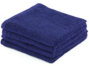 Top Towel - Lot de 4 Serviettes - Lot de 4 Grandes Mains - Serviettes de Bain - 50 x 100 cm