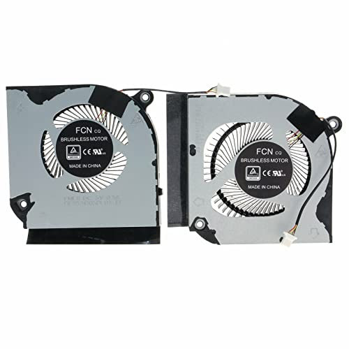 CPU GPU Cooling Fan, Laptops Replacement Cooler for Acer Predator Helios 300 PH317-53 PH315-52 AN515-55 AN515-56 AN515-57 AN515-45 AN517-52 N20C1,Repair Part Spare for PC (CPU+GPU)