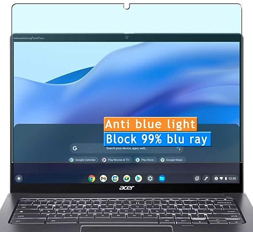 Vaxson 2 Stück Anti Blaulicht Schutzfolie kompatibel mit Acer Chromebook Enterprise Spin 714 CP714-1WN 14 Laptop Bluelight folie Displayschutzfolie ( nicht Panzer Schutz Glas folie nicht PanzerGlas )