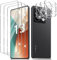 Wayneer Protector de Pantalla Compatible con Xiaomi Redmi Note 13 5G, [3 + 3 Piezas] HD Cristal Templado Protector de Lente de cámara, 9H Dureza Anti-Arañazos Sin Burbujas Vidrio Templado
