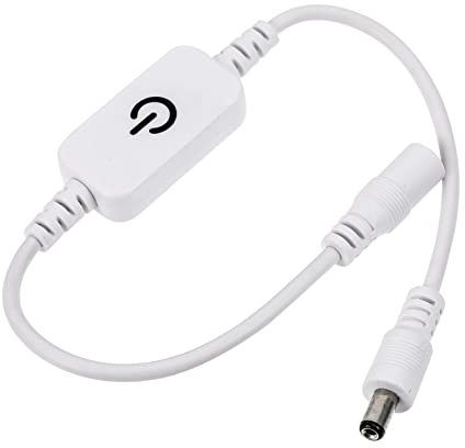 Homoyoyo Touch Control Led Dimming Switch Module Durable Touch Light Sensor for Led Strips Brightness Easy Installation White Limit