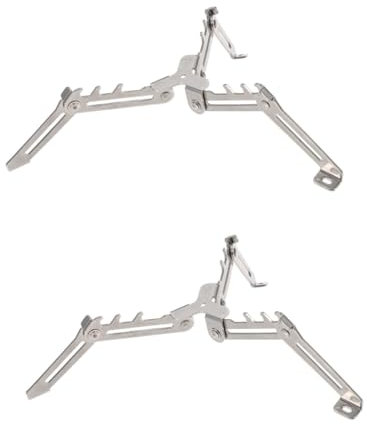 BESPORTBLE 2pcs Gas Canister Stand Camping Propane Tank Holder Portable Folding Outdoor Gas Tank Rack