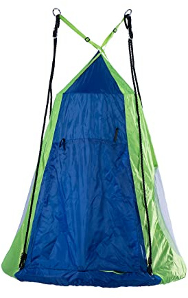 Sandora 40160 Nestschaukel blau mit Überwurfzelt XKT010B - 150kg