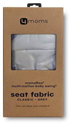 4moms Tela de Asiento Extra, Columpio de bebé MamaRoo, Modelo 1046, Gris clásico