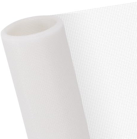 Fly Screens for Windows, 120cm x 260cm Durable Polyester Window Screen Mesh, Mosquito Window Nets to Keep Bugs Out, Insect Mesh Replacement, Suitable for Windows Doors or Skylights (White)