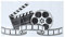 Hemobllo Filmrolle Wandtattoo Abnehmbare PVC Wandsticker Für Kino Deko 58x63cm Dekorative Wandkunst Für Zuhause Hotel Bar Und Café