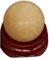 Bola de Cristal Natural de 25 mm de diámetro, Esfera Grande de Cristal de Cuarzo de hematita/Jade Amarillo, Bola de Esfera de Piedra 1 Pieza(Yellow Jade)