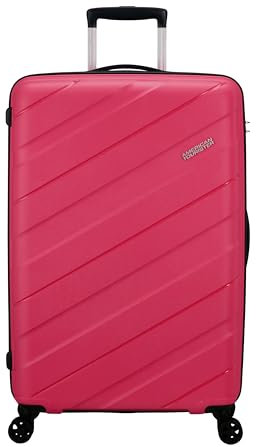 American Tourister Jetdriver 3.0 (RLampone PINK, Set S/M/L), lampone rosa, Set S/M/L, Trolley rigido con ruote doppie a 360°