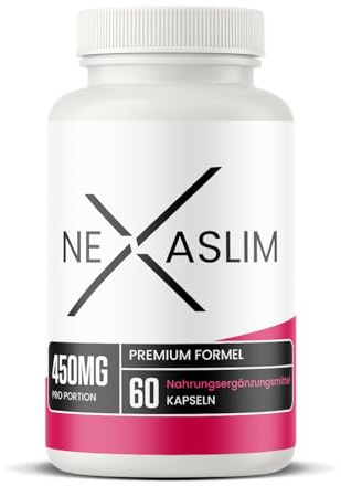 Nexaslim, 60 Kapseln, Natürlich Nahrungsergänzungsmittel, Grüner Tee und Kaffee-Extrakt