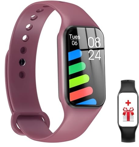 Smartwatch, Reloj Inteligente Hombre Mujer - Oxímetro (SpO2) Caloría Podómetro Sueño Pulsometro, IP68 Impermeable Pantalla de 1,47, Pulsera Actividad Compatible con Teléfonos Android e iOS (2 Correa)
