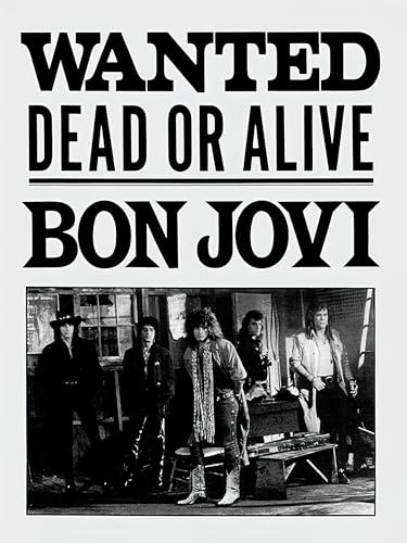 Bon Jovi Wanted Dead or Alive - Poster, 30 x 40 cm