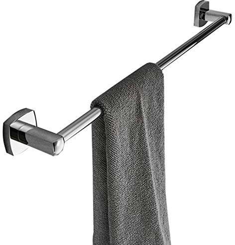 CPYGMXI Handtuchschiene Wandmontierte Badetuchregale, Badezimmertuchschiene Wandmontage Handtuch Riegel Regal Edelstahl Handtuchständer Lagerhalter für Hotel/Zuhause/50 cm