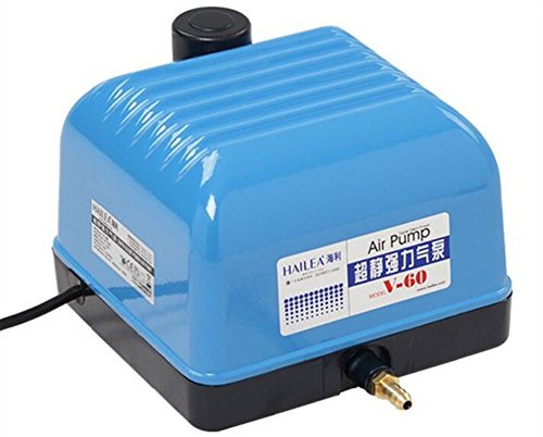 Hailea V Series Hi-blow Diaphragm Silent Air Pump Pond Aquarium Hydroponics V60