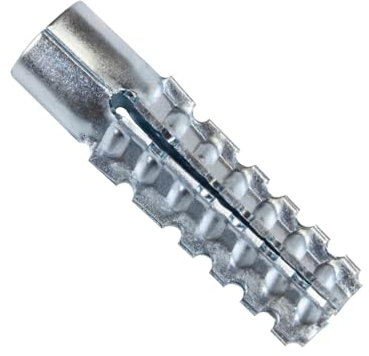 PARCO Lot de 50 chevilles en métal pour béton cellulaire - En acier galvanisé - 8 x 38 mm