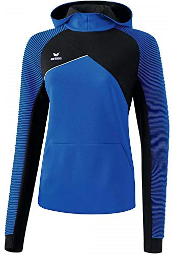 ERIMA Damen Sweatshirt Premium One 2.0 Kapuzensweat, new royal/schwarz/weiß, 44, 1071817