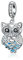 925 Sterling Silber Eule Charm Glücksbringer Vogel Charm Haustier Charm für Pandora Bettelarmband (B)
