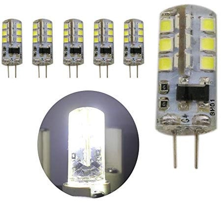 5 pezzi Lampadina 3W AC 220V G4 a LED Lampadina a luce Bianco freddo 6000K 20W-30W alogena equivalente Non dimmerabile