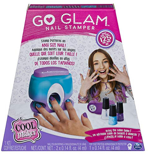 Cool MAKER 6046941 Go Glam Nail Stamper mit Tasche für Maniküre Spielzeug für Kinder – kreative Freizeit, Mehrfarbig