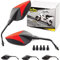 Rückspiegel Spiegel Set kompatibel mit Kymco Agility 50, 125, 200, 300I, Heroism (V35)