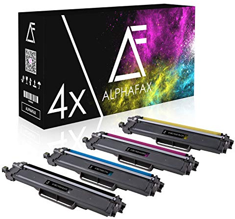 Alphafax Toner ersetzt Brother TN-243CMYK TN247 (Schwarz, Magenta, Cyan, Gelb, 4er Set) für Brother HL-L3230CDW HL-L3270CDW