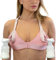 Chrome Cherry Truly Hands Free Pumping Bra - Nurturally - Fits 36A to 46D, Comfortable, Adjustable, Works with Lansinoh, Spectra, Evenflo - Pink and Silver